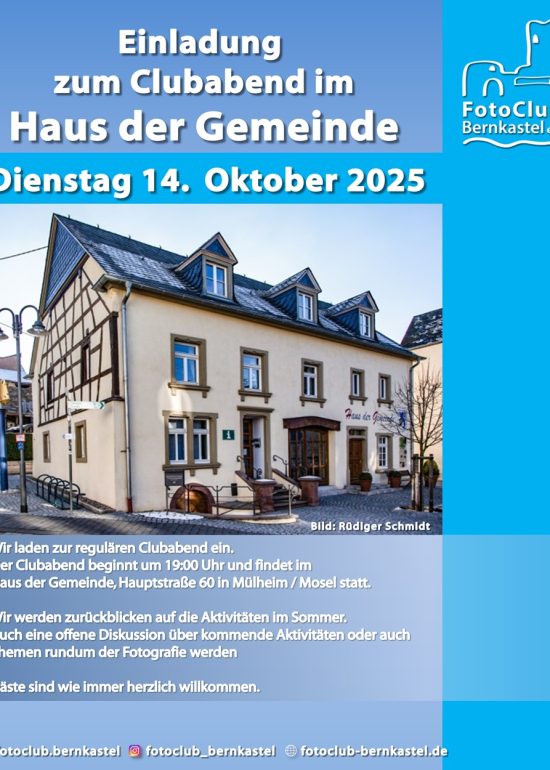 Clubabend 14.10.2025